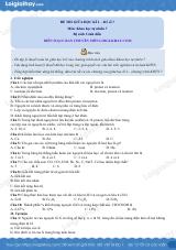 Đề thi giữa kì 1 KHTN 7 Cánh diều - Đề số 7